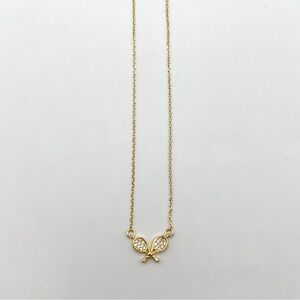 KS862-Kate Spade tennis racket necklace